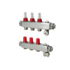 Danfoss Fussbodenheizungs-Verteiler SSM-6F 6 Kreise, mit Durchflussanzeige 088U0756
