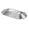 Flamco Doppelrosette RVDC 15/50 chrom, Kunststoff 12529