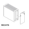 Buderus Seitenteil Plan Rechts V 33 600mm für Kompaktheizkörper mit planer Front bis Baujahr 2013 6508474
