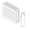 Buderus Seitenteil Profil V 20/22 400mm für Ventilheizkörper mit profilierter Front bis Baujahr 2013 6508551
