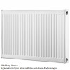 Buderus Heizkörper C-Profil Typ 10 H: 60 L: 200cm, weiß 7750003120