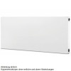 Buderus Heizkörper C-Plan Typ 10 H: 40 L: 200cm, weiß 7750301120