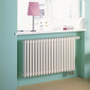 Arbonia Ventil-Röhrenradiator Standard 3-Säuler H: 55 L: 162cm, Modell 3055, weiß, 36 Glieder