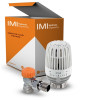 Heimeier Set 1 Thermostatkopf K eco und Thermostatventil Eclipse DN10, Eck 9696-24.800