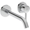Ideal Standard Wand-Waschtisch-Armatur UP Ceraline, Bausatz 2 2 Rosetten d: 65mm, Ausladung 180mm, Chrom A6938AA