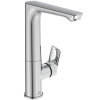 Ideal Standard Connect Air Waschtischarmatur mit hohem schwenkbarem Auslauf chrom, Ausladung 140mm, 5 l/min, ohne Ablaufgarnitur A7023AA