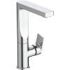 Ideal Standard Edge Waschtischarmatur mit hohem schwenkbarem Auslauf ohne Ablaufgarnitur chrom, Ausladung 140mm, 5 l/min A7111AA