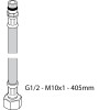 Ideal Standard flexibler Schlauch, G1/2 I, M10X1 A960505NU