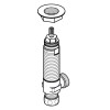 Ideal Standard Seitenventil IQ 3-Loch Waschtischarmatur A961532NU
