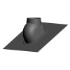Atec Schrägdachpfanne 25-45 Grad DN60/100-DN80/125, schwarz, 450x450mm 1562