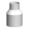 Atec Mündungsabschluss DN60/100 Edelstahl weiß 710754