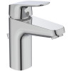 Ideal Standard Ceraflex Waschtischarmatur Grande BlueStart mit Ablaufgarnitur chrom, Ausladung 101mm, 5 l/min B1715AA