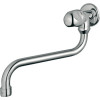 Ideal Standard Alpha Wandventil mit schwenkbarem S-Rohrauslauf chrom B2045AA