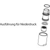 Ideal Standard Handbrause, Auszug nach unten, Chrom B961312AA
