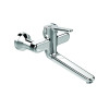 Ideal Standard Ceraplus 2 Wand-Waschtischarmatur 280mm Chrom, Ausladung 280-299mm, absperrbaren S-Anschlüssen BC112AA