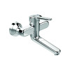 Ideal Standard Ceraplus 2 Wand-Waschtischarmatur 194mm chrom, Ausladung 194-213mm, 5 l/min BC115AA