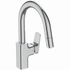Ideal Standard Küchenarmatur Ceraplan Ausladung 216mm 1F-Handbrause mit hohem Rohrauslauf Niederdruck chrom BD337AA