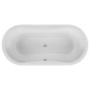 Belli Gomera Oval-Badewanne L: 180 B: 80 H: 48,5cm 0020088000001 weiß