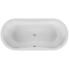 Belli Gomera Oval-Badewanne L: 190 B: 90 H: 48,5cm 0020089000001 weiß