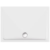 Belli Arenal E Rechteck-Duschwanne L: 110 B: 80 H: 2,5cm 0030064000001 weiß