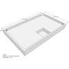 Belli Duschwannenträger für Arenal E 140x90cm SD94028