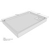 Belli Duschwannenträger für Tia E 140x100 SD94240