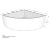 Belli Badewannenträger für Largo SW84109