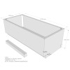 Belli Badewannenträger für Maui 180 SW94249