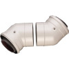 Bosch 2 Doppelrohrbögen 45 Grad d: 80/125mm Abgaszubehör AZB 1041 7719003700