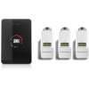 Bosch EasyControl Funk smarter W-LAN Regler schwarz Set mit 3 Funk-Thermostaten, schwarz 7736701394