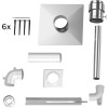 Bosch Paket zum Schacht d: 60/100mm, Edelstahl Abgaszubehör FC-Set60-C93x 7738112521