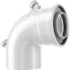Bosch Doppelrohrbogen Prüföffnung, d: 60/100mm Abgaszubehör FC-CER60-87 7738112637