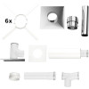 Bosch Grundbausatz B53 Edelstahl, d: 110mm oben Abgaszubehör FC-Set110-B53 7738113085