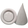 Bosch AV 125 Abluft-Tellerventil DN 125, Metall, weiß 7738113956