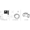 Bosch Abgas-Paket Schacht flexibel, 80/125, 15m, raumluftunabhängig Abgas-Standardpaket BOPA FC15 7739617755