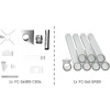 Bosch Abgas-Paket Schacht starr, 80/125, 10m, raumluftunabhängig Abgas-Standardpaket BOPA FC11 S 7739619183