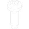 Bosch Schraube DIN7500 M4X12 (10x) # 87186445540