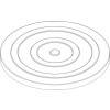 Bosch Abdeckung Deckel D1070 weiss 8735100308