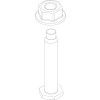 Bosch Mutter M6 + Schraube M6x30-5.8 #8737709304