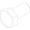 Bosch 6kt-Schraube M6x12 ISO4017 (10x) 8738805029