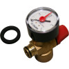 Buderus Sicherheitsventil mit Manometer für GB162, für Wärmetauscher 7099030