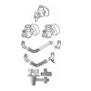 Buderus AS8-UP Anschluss-Set 8, Unterputz GU-BS, Siphon, HU, N-Flex ,Speicher seitlich 7736613437