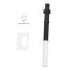Buderus Grundbausatz C33x, D=80/125 schwarz Dachdurchführung C33x, d: 80/125 schwarz 7738113322