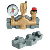 Buderus Kesselsicherheitsgruppe 1'', Manometer Sicherheitsventil 1/2'', mit Isolierung 81610100