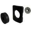Buderus E-Heizer Anschluß Set 500-1000 schwarz, Handlochdeckel für Speicher 8732902340