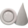 Buderus AV125 Abluft-Tellerventil Decken-/Wandmont.DN125, weiss, einstellbar 7738112049