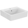 Ideal Standard Connect Cube Waschtisch B: 50 T: 46cm weiß, Ideal Plus E7138MA