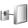 Emco LED-Kosmetikspiegel Pure LED 3-fach, 1-armig 203x203mm, direktanschluss 109406011 