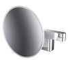 Emco LED-Kosmetikspiegel Evo 5-fach, 2-armig D=209mm chrom, Direktanschluss, 2 Schalter, Farbwechsel, dimmbar 109506030 