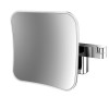 Emco LED-Kosmetikspiegel Evo 5-fach, 2-armig 209x209mm chrom, Direktanschluss, 2 Schalter, Farbwechsel, dimmbar 109506050 